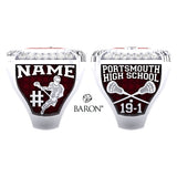 Portsmouth High School Lacrosse 2022 Championship Ring - Design 1.2 *BALANCE*