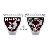Portsmouth High School Lacrosse 2022 Championship Ring - Design 1.2