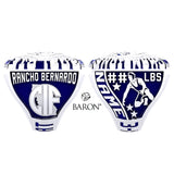 Rancho Bernardo Wrestling CIF 2021 Championship Ring - Design 1.2