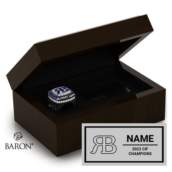 Rancho Bernardo Wrestling 2022 Championship Ring Box