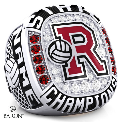 Redwood High School Girls Volleyball  2021 Championship Ring - Design 2.1