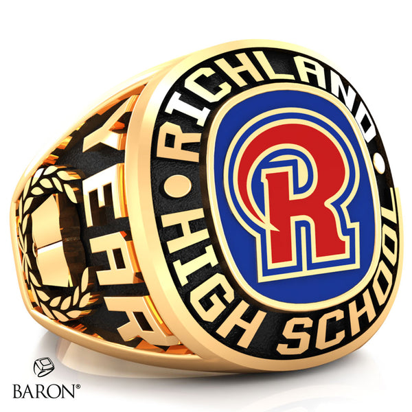 Richland High School  Exclusive Class Ring (Gold Durilium/10KT Yellow Gold) - Design 1.2