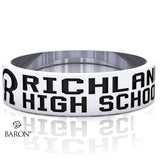 Richland High School  Class Ring  (Durilium, Sterling Silver, 10KT White Gold) - Design 10.1