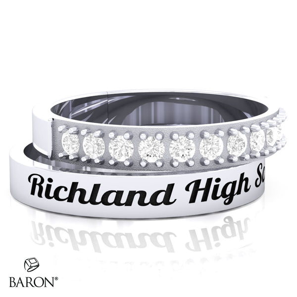 Richland High School  Stackable Class Ring Set - 3153