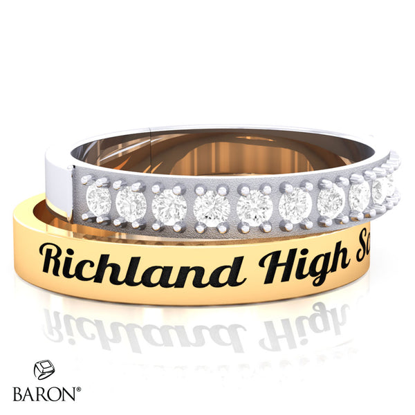 Richland High School  Stackable Class Ring Set - 3152