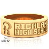 Richland High School  Class Ring - 3111 (Gold Durilium, 10KT Yellow Gold) - Design 9.2