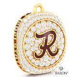 Rigby Trojans Football 2021 Championship Ring Top Pendant - Design 9.4