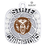 Rocky Mountain Boys Basketball Championship Ring Top Pendant - Design 6.2