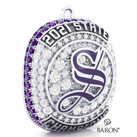Sabino High School Baseball 2021 Championship Ring Top Pendant - Design 4.7