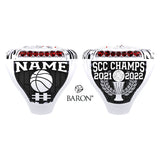 Sacred Heart Academy High School Basketball 2022 Championship Ring - Design 3.2