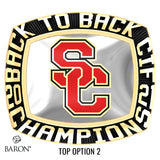 San Clemente High School Boys Wrestling 2021 Championship Ring - Design 3.3