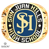 San Juan Hills Exclusive Class Ring (Gold Durilium/10KT Yellow Gold) - Design 1.2