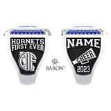 Sanger West Cheer CIF 2023 Championship Ring - Design 2.2