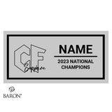Sapphire CF Cheer 2023 Championship Display Case