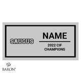 Saugus High School Cheer 2022 Championship Ring Box
