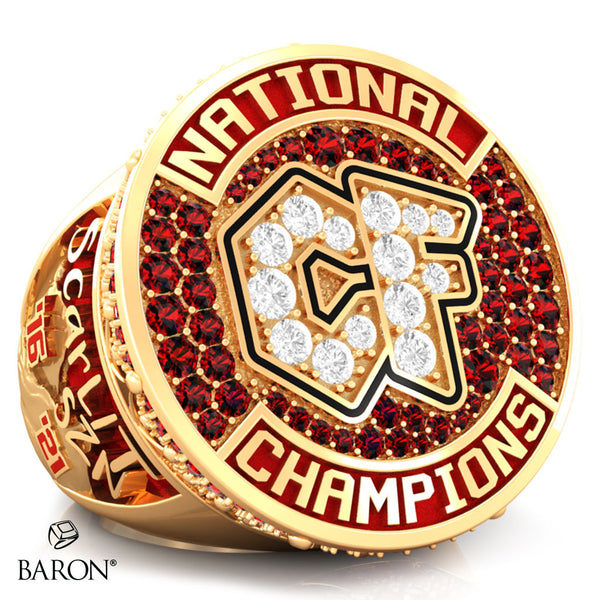 Scarlet CF Cheer 2021 Championship Ring - Design 1.3