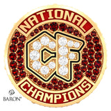 Scarlet CF Cheer 2021 Championship Ring - Design 1.3