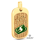 Seattle Storm 2020 Championship Champ Tag - Gold Durilium