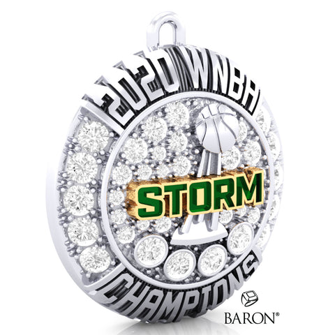 Deluxe Seattle Storm 2020 Championship Fan Ring Top Pendant