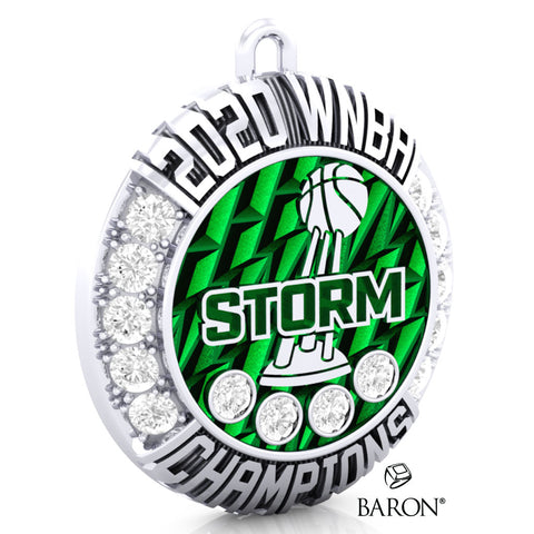 Seattle Storm 2020 Championship Fan Ring Top Pendant