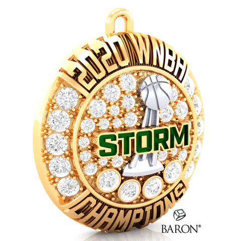 Premium Seattle Storm 2020 Championship Fan Ring Top Pendant