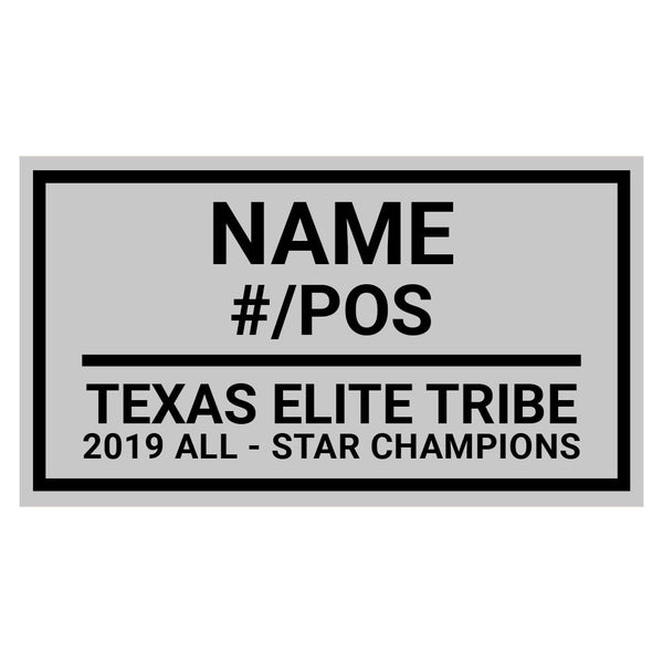 Texas Elite Tribe Football Championship Ring Box