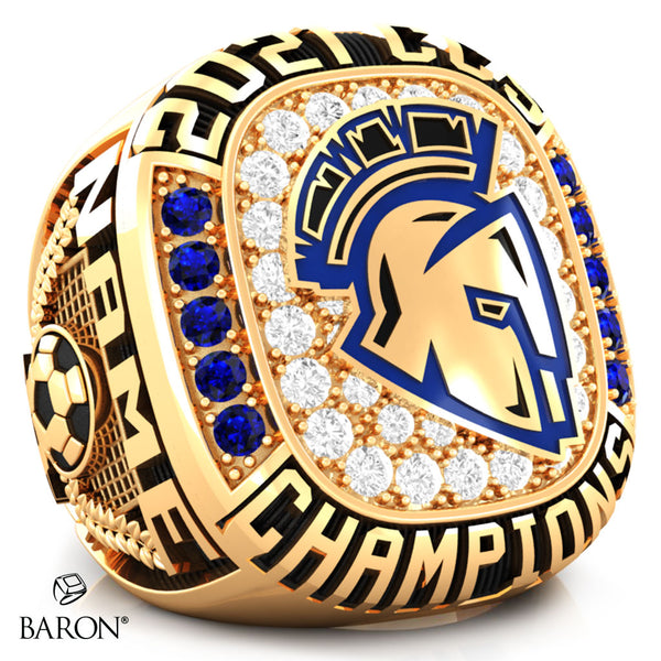 South San Francisco Girls Soccer 2021 Championship Ring - Design 1.3