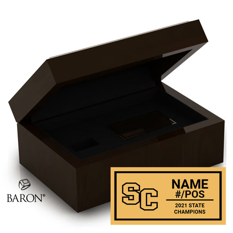 Southern Columbia Football 2021 Championship Ring Box