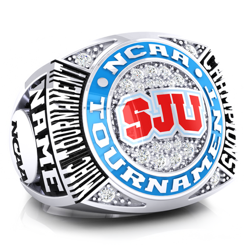 St. John University Mens Basketball 2019 Ring - Design 1.2