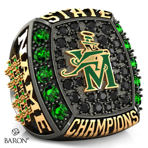 St. Vincent-St. Mary Boys Basketball 2022 Championship Ring - Design 1.7