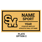 Staples Motley Athletic Hall of Fame Championship Ring Box