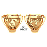 Staples-Motley Athletic Hall of Fame Ring - Design 1.23