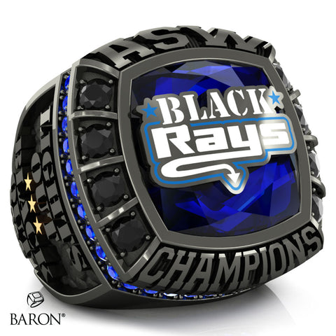 Stingray Allstars Black Cheer 2022 Championship Ring - Design 1.5 *BALANCE*