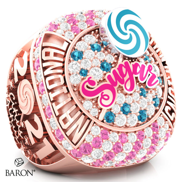 Sugar Ray Cheer 2021 Championship Ring - Design 1.9