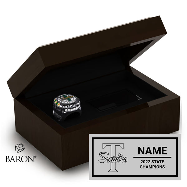 Taft High School Basketball 2022 Fan Championship Ring Box