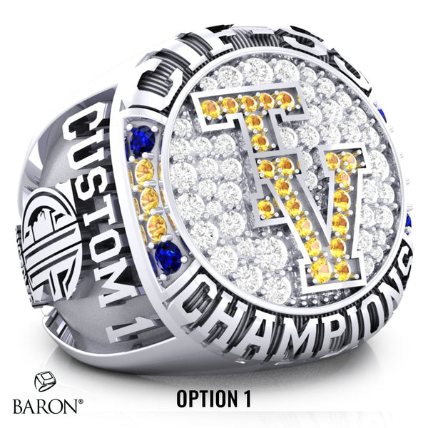 Temecula Valley Girls Soccer 2022 Championship Ring - Design 6.1