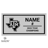Texas A&M Hockey 2022 Championship Display Case