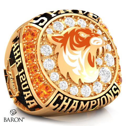 Texas Tigers 12UAA Hockey 2022 Championship Ring - Design 2.4