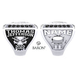 Thomas Jefferson High School Hockey 2022 Championship Ring - Design 1.3