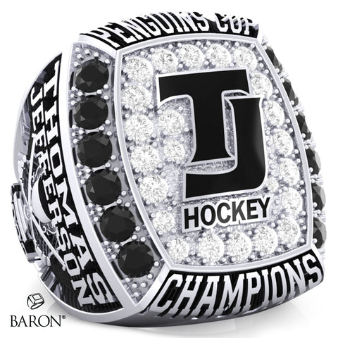 Thomas Jefferson High School Hockey 2022 Championship Ring - Design 1.3