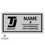Thomas Jefferson High School Hockey 2022 Championship Display Case