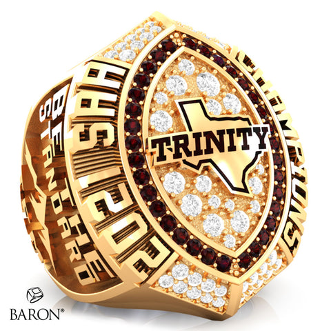 Trinity University Football 2021 Championship Ring - Gold Durilium