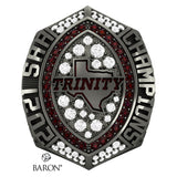 Trinity University Football 2021 Championship Ring - Obsidian Durilium