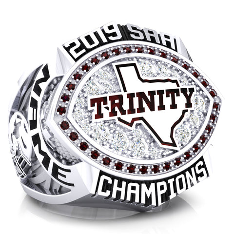 Trinity University Football Championship Ring - Design 1.3