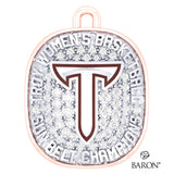 Troy University Womens Basketball 2021 Championship Ring Top Pendant - Design 2.8