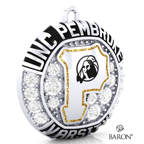 UNC Pembroke Varsity Ring Top Pendant - Design 1.2
