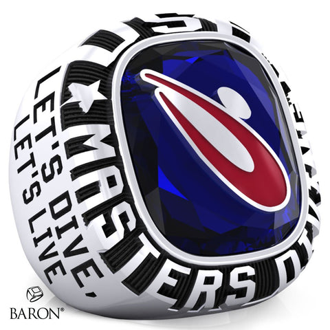 USA Masters Diving 2021 Championship Ring - Design 1.11.A