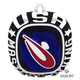 USA Masters Diving 2021 Championship Ring Top Pendant - Design 1.6 - *DEPOSIT*