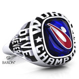 USA Masters Diving 2021 Championship Ring - Design 3.4.C (World Champion) - *BALANCE*