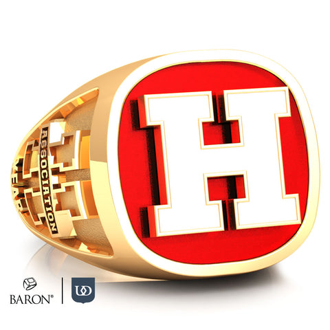 University of Houston Letterwinner Men's Ring - Design 1.2 (16mm)